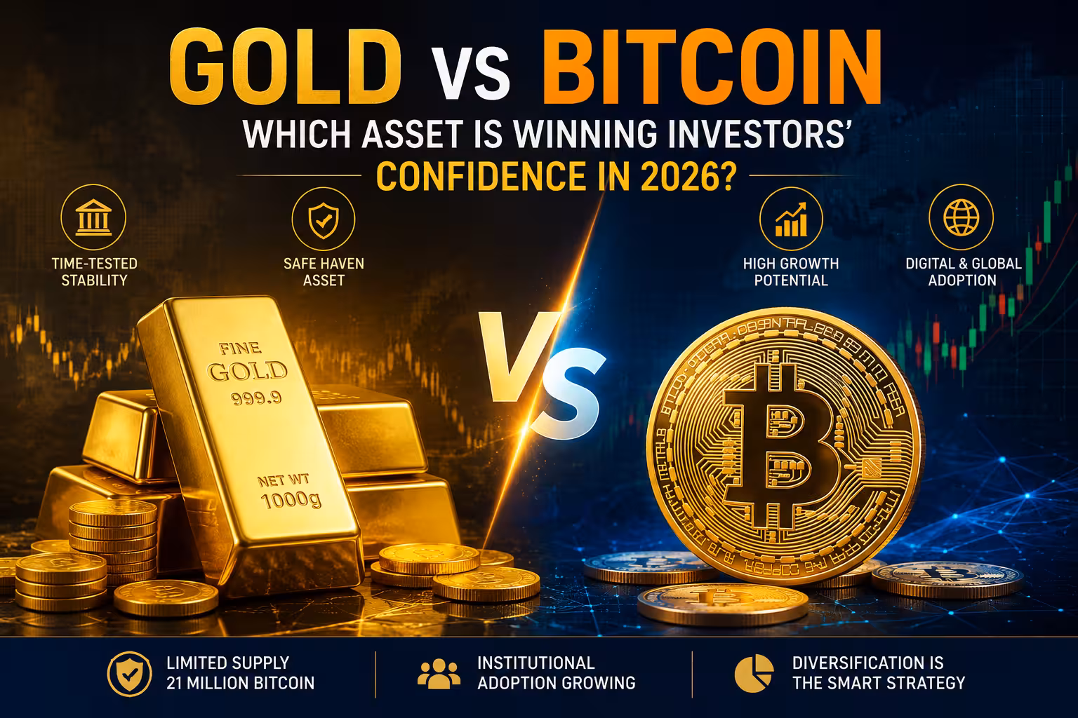 Gold vs Bitcoin: Which Asset Is Winning Investors' Confidence in 2026?